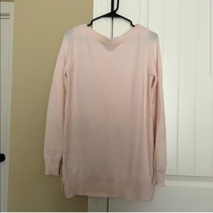 NWT LOFT Blush Tunic Sweater